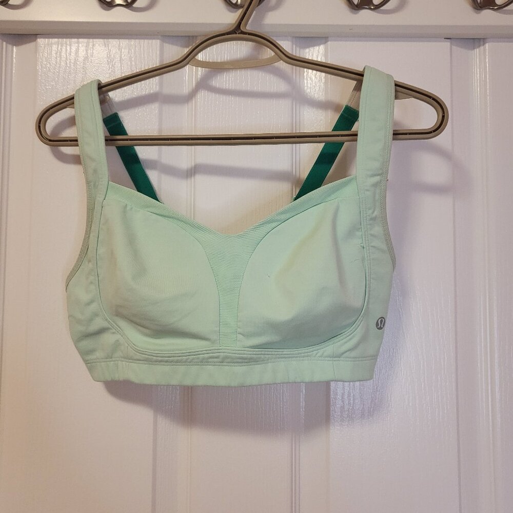 Teal Lululemon Ta Ta Tamer Sports Bra